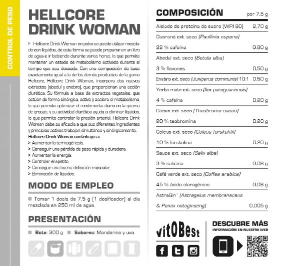 HELLCORE WOMAN 60CP - Imagen 2